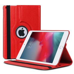 Microsonic 360 Rotating Stand Deri iPad 5 Kırmızı Kılıf