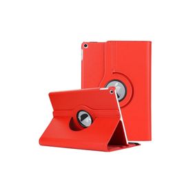 Microsonic 360 Rotating Stand Deri iPad 5 Kırmızı Kılıf