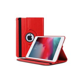 Microsonic 360 Rotating Stand Deri iPad 5 Kırmızı Kılıf