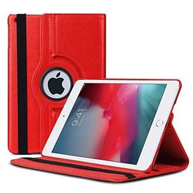 Microsonic 360 Rotating Stand Deri iPad 5 Kırmızı Kılıf
