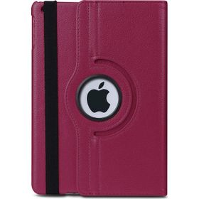 Microsonic 360 Rotating Stand Deri iPad 5 Mor Kılıf