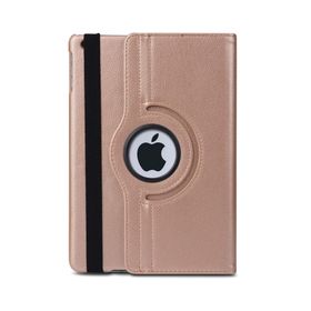 Microsonic 360 Rotating Stand Deri iPad 5 Rose Gold Kılıf