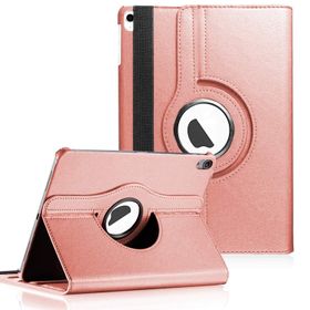 Microsonic 360 Rotating Stand Deri iPad 5 Rose Gold Kılıf