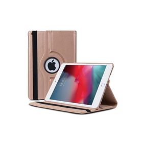 Microsonic 360 Rotating Stand Deri iPad 5 Rose Gold Kılıf