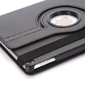 Microsonic 360 Rotating Stand Deri iPad 5 Siyah Kılıf