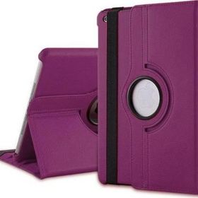 Microsonic 360 Rotating Stand Deri iPad Air 2 Mor Kılıf