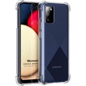 Microsonic 8682875079705 Samsung Galaxy A02S Shock Absorbing Şeffaf Telefon Kılıfı
