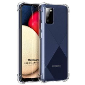 Microsonic 8682875079705 Samsung Galaxy A02S Shock Absorbing Şeffaf Telefon Kılıfı