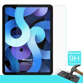 Microsonic A2588-A2589-A2591 Apple iPad Air 5.Nesil 2022 Tempered Glass Şeffaf Cam Ekran Koruyucu