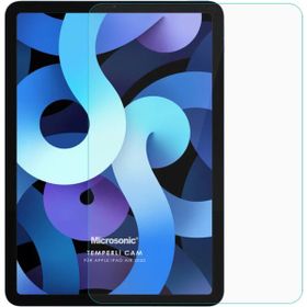 Microsonic A2588-A2589-A2591 Apple iPad Air 5.Nesil 2022 Tempered Glass Şeffaf Cam Ekran Koruyucu