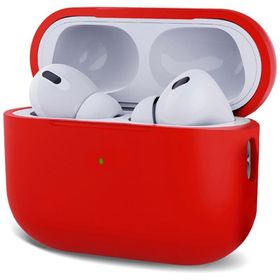 Microsonic AirPods Pro 2.Nesil Kırmızı Mat Silikon Kılıf