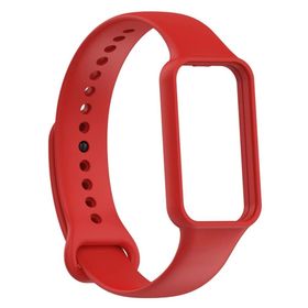 Microsonic Amazfit Band 7 Silikon Kırmızı Kordon
