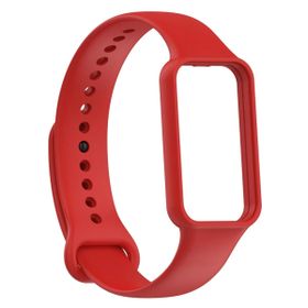 Microsonic Amazfit Band 7 Silikon Kırmızı Kordon