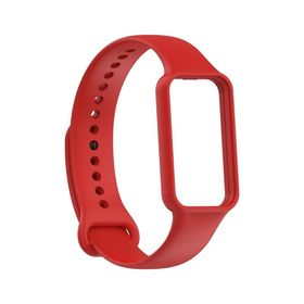 Microsonic Amazfit Band 7 Silikon Kırmızı Kordon