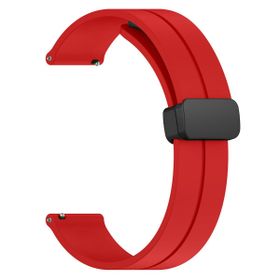 Microsonic Amazfit Bip 3 Pro Ribbon Line Kırmızı Kordon