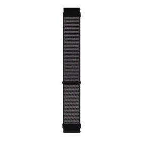 Microsonic Amazfit Bip U Hasırlı Woven Sport Loop Siyah Kordon