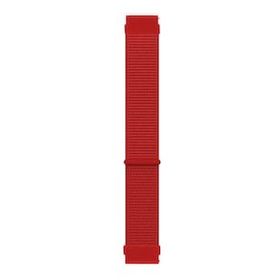 Microsonic Amazfit Bip U Pro Hasırlı Woven Sport Loop Kırmızı Kordon
