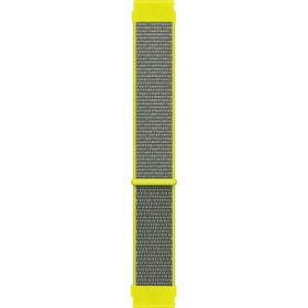Microsonic Amazfit Bip U Pro Hasırlı Woven Sport Loop Sarı Kordon