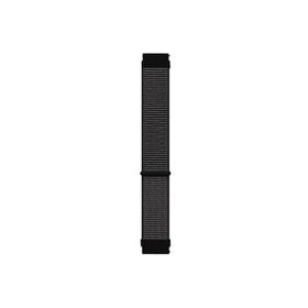 Microsonic Amazfit Bip U Pro Hasırlı Woven Sport Loop Siyah Kordon