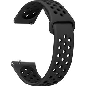 Microsonic Amazfit Bip U Pro Rainbow Sport Band Siyah Kordon