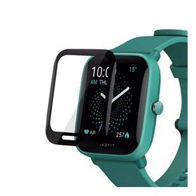 Microsonic Amazfit Bip U Tam Kaplayan Siyah Nano Cam Ekran Koruyucu