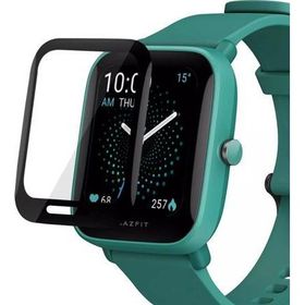 Microsonic Amazfit Bip U Tam Kaplayan Siyah Nano Cam Ekran Koruyucu