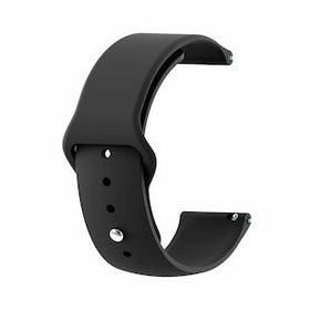 Microsonic Amazfit GTR 2e 47 mm Silicone Sport Band Siyah Kordon