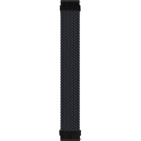 Microsonic Amazfit GTR 3 Pro Braided Solo Loop Band Siyah 155 mm Medium Kordon