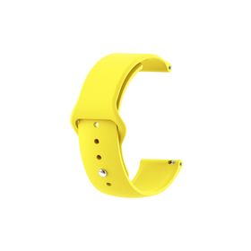 Microsonic Amazfit GTR 3 Pro Sarı Silicone Sport Band Kordon