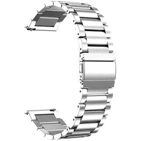 Microsonic Amazfit GTR 3 Pro Siyah Metal Stainless Steel Kordon