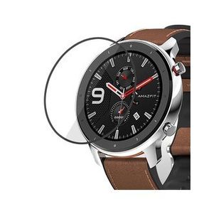 Microsonic Amazfit GTR 47mm Tam Kaplayan Nano Cam Siyah Ekran Koruyucu
