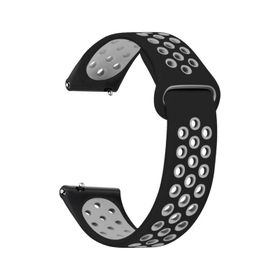 Microsonic Amazfit GTS 2 42 mm Beyaz Siyah Kordon