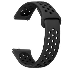 Microsonic Amazfit GTS 2 42 mm Rainbow Sport Band Mor Yeşil Kordon