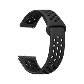 Microsonic Amazfit GTS 2 42 mm Rainbow Sport Band Mor Yeşil Kordon