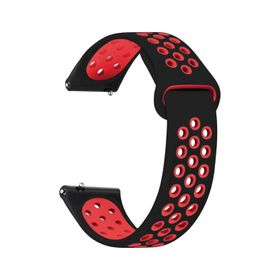 Microsonic Amazfit GTS 2 42 mm Rainbow Sport Band Siyah Gri Kordon