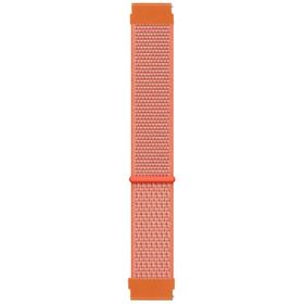 Microsonic Amazfit GTS 2 42 mm Woven Sport Loop Turuncu Hasırlı Kordon