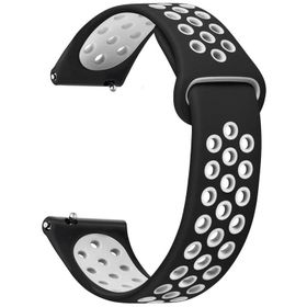 Microsonic Amazfit GTS 2 Mini 40 mm Gri Beyaz Rainbow Sport Band Kordon