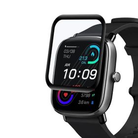 Microsonic Amazfit GTS 2 Tam Kaplayan Nano Cam Siyah Ekran Koruyucu