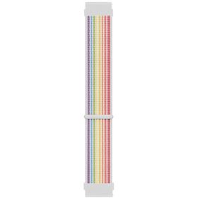 Microsonic Amazfit GTS 2 Uyumlu 42 mm Hasırlı Woven Sport Loop Mor Kordon