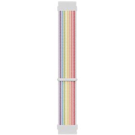 Microsonic Amazfit GTS 2 Uyumlu 42 mm Hasırlı Woven Sport Loop Mor Kordon