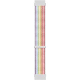 Microsonic Amazfit GTS 2 Uyumlu 42 mm Hasırlı Woven Sport Loop Mor Kordon
