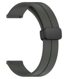 Microsonic Amazfit GTS 2E 42 mm Ribbon Line Gri Kordon