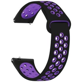 Microsonic Amazfit GTS 3 Siyah Yeşil Rainbow Sport Band Kordon