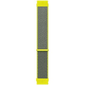 Microsonic Amazfit GTS 3 Woven Sport Loop Sarı Hasırlı Kordon