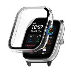 Microsonic Amazfit GTS 4 Mini Clear Premium Slim Watch Band Şeffaf Kılıf