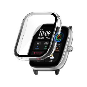 Microsonic Amazfit GTS 4 Mini Clear Premium Slim Watch Band Şeffaf Kılıf