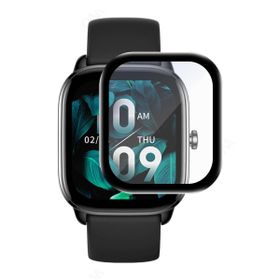 Microsonic Amazfit GTS 4 Mini Tam Kaplayan Siyah Nano Cam Ekran Koruyucu