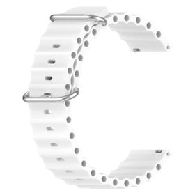 Microsonic Amazfit Pace 2 Stratos Ocean Band Beyaz Kordon
