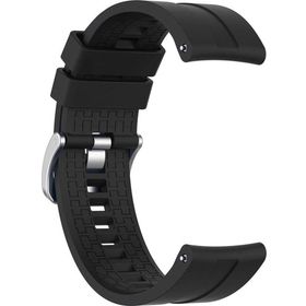 Microsonic Amazfit Pace Silicone Rapid Bands Siyah Kordon