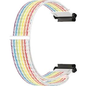 Microsonic Amazfit T-Rex 2 Hasırlı Woven Sport Loop Pride Edition Kordon